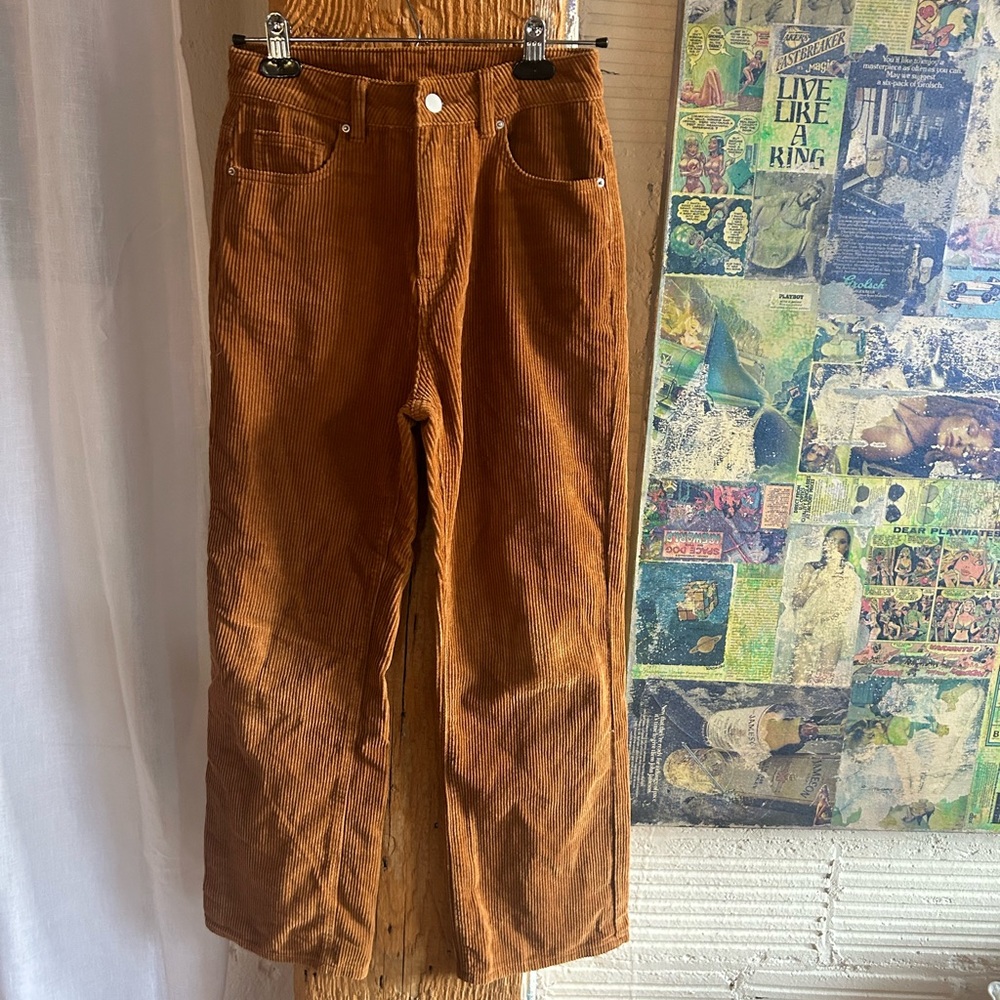 Brown Corduroy Pants- Size small